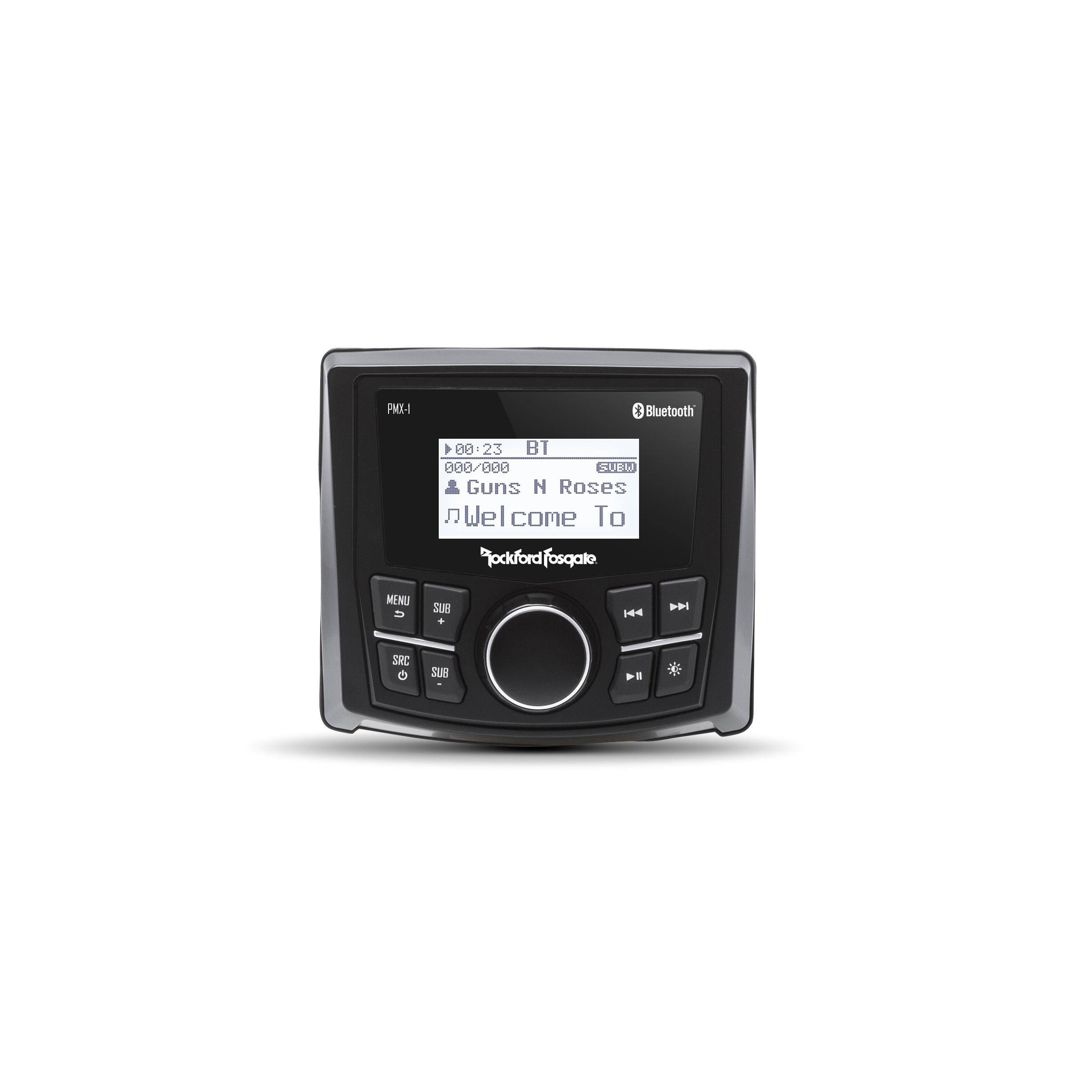 Rockford Fosgate PMX1 Marine Head Unit with Bluetooth 2.1" Dot Matrix